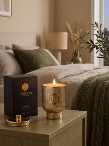 Wild Rose & Oud Scented Candle